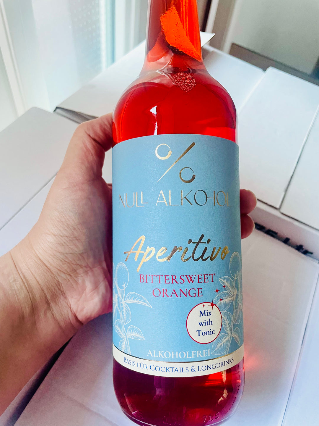 NULL ALKOHOL - Bittersweet Orange - Aperitif alkoholfrei (700 ml)
