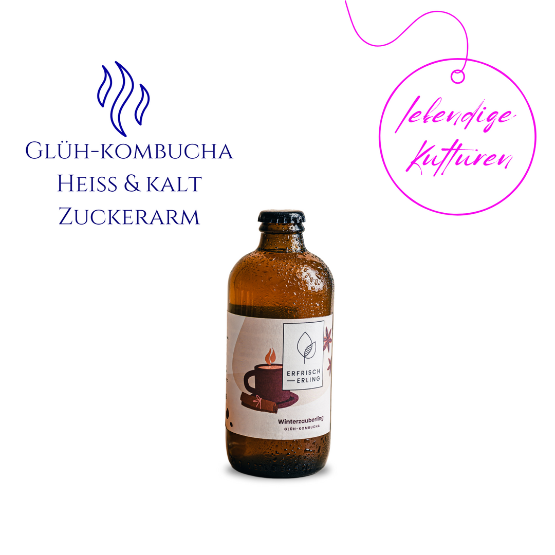 ERFRISCHERLING - Glüh-Kombucha - Winterzauberling (12er Pack)