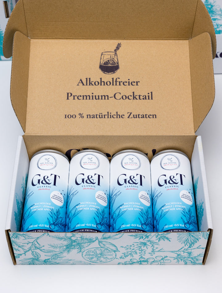 NULLALKOHOL - G&T Classic - Geschenkbox Gin&Tonic alkoholfrei